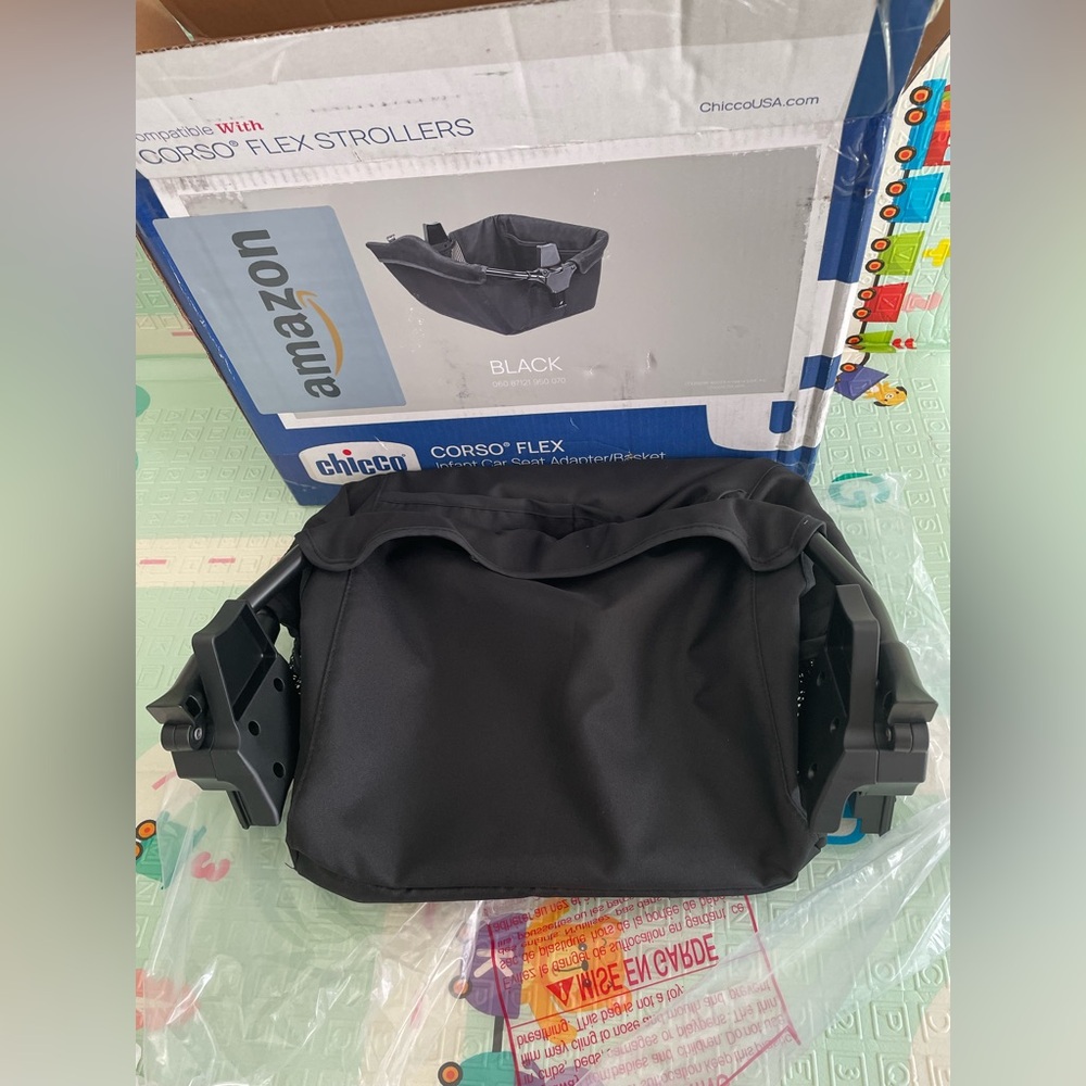 CHICCO Corso Flex Black Clip-On Infant Seat Adapter